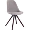 Mville 4 kėdžių rinkinys Toulouse velvet apvalus cappuccino