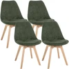 Mville 4 "Linares Cord" kėdžių rinkinys