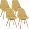 Mville 4 "Linares Cord" kėdžių rinkinys