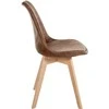 Mville 4 vnt. kėdžių rinkinys „Linares Vintage“