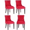 Mville 4 valgomojo kėdžių rinkinys "Aberdeen velvet" antikvarinis