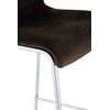 Mville Baro taburetė Hoover, velvetinė, 4 kojų, chromo