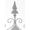 Mville Grotelė augalams Burgus 122 x 35 cm antikvarinė balta
