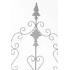 Mville Grotelė augalams Burgus 122 x 35 cm antikvarinė balta