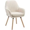 Mville Kėdė Florian Fabric kreminė, natūrali