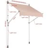 Clp Trading Mville Įtempiama markizė Westerly 350x120 cm