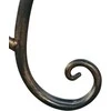 Clp Trading geležinis sodo suolas TARA, 113 x 47 cm bronzos spalvos