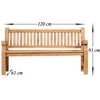 Clp Trading Mville Tiko medienos suoliukas Jackson 120 cm