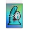 Ns novelties COLOURS CURVE VIBRACINIS 5 COLIŲ DILDO TURKIO SPALVOS