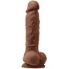 Ns novelties COLOURS PLEASURES VIBE 5 colių dildo rudos spalvos