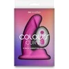 Ns novelties SPALVŲ LENKTAS VIBRACINIS 5 COLIŲ DILDO, ROŽINIS