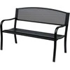 2-vietis sodo suoliukas - juodas W127 x D60 x H87cm
