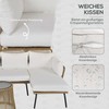 Lauko baldų komplektas Outsunny 3 dalių rotango sodo baldų komplektas, 2 vietų sofa su šezlongu ir staliuku