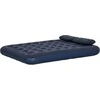 "Outsunny Airbed" dvivietis oro čiužinys su rankiniu siurbliu ir pagalve, mėlynas, 203x152x22cm