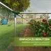 Outsunny Augalų apsaugos tinklas su užtrauktuku nuo vabzdžių ir kenkėjų 1,25 x 3,73 m