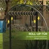 Outsunny Augalų apsaugos tinklas su užtrauktuku nuo vabzdžių ir kenkėjų 1,2 x 3,6 m