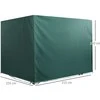 Outsunny Brezentinis apsauginis tentas lauko baldams, Vandeniui atspari apsauga nuo UV spindulių 215x155x150cm