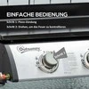"Outsunny" dujinė kepsninė 10000BTU/2,5 KW dujinė kepsninė su 3 nerūdijančio plieno degikliais slėgio reduktoriumi, dujų žarna, BBQ sodo kepsninė balkonui, kempingo kepsninė 63 x 48 x 21 cm