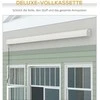 Outsunny Elektrinė markizė su 4 m su nuotolinio valdymo pulteliu - šviesiai pilka