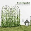 Outsunny grotelės metalinis 2 nerūdijančio plieno kopėtėlių rinkinys su paukščio dizainu vijokliniams augalams 50x120 cm grotelės kambariniams augalams augalų grotelės pomidorams gėlėms vijokliniams augalams juodos spalvos