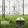 Outsunny grotelės metalinis 2 nerūdijančio plieno kopėtėlių rinkinys su paukščio dizainu vijokliniams augalams 50x120 cm grotelės kambariniams augalams augalų grotelės pomidorams gėlėms vijokliniams augalams juodos spalvos