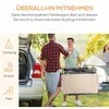 "Outsunny" gultas, sulankstomas sodo gultas su pagalve, šonine kišene, 5 padėčių reguliuojamu atlošu, oro sąlygoms atsparus kempingo gultas, kurio keliamoji galia iki 130 kg, skirtas sodui, paplūdimiui, baseinui, smėlio spalvos