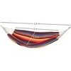 "Outsunny Hammock" lauko medvilninis krepšys 150 kg talpos, įvairiaspalvis 290x150 cm