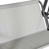"Outsunny Hollywood" supynės 2 vietų sodo supynės su reguliuojamu stogeliu, pagalvėlėmis, supamojo suolelio keliamoji galia iki 220 kg, skirtos sodui, balkonui, pilkos spalvos, 145 x 116 x 172 cm
