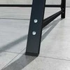 "Outsunny Hollywood" supynės su reguliuojamu stogeliu nuo saulės, dvivietės sodo supynės, oro sąlygoms atsparus supamasis suoliukas, apkrova iki 240 kg, sodo gultas sode, terasoje, 142 x 112 x 162 cm, juodos spalvos