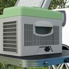 "Outsunny" kompresorinė šaldymo dėžė 16 l, šaldymo dėžė automobiliui 12/24 V DC ir 100-240 V AC, iki -20 °C, nešiojama šaldymo dėžė su MAX/ECO režimais, mini šaldytuvas kempingui, sunkvežimiui, valčiai, RV ir elektros lizdui