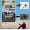 "Outsunny" kompresorinė šaldymo dėžė 16 l, šaldymo dėžė automobiliui 12/24 V DC ir 100-240 V AC, iki -20 °C, nešiojama šaldymo dėžė su MAX/ECO režimais, mini šaldytuvas kempingui, sunkvežimiui, valčiai, RV ir elektros lizdui