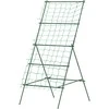 "Outsunny" laipiojimo grotelės iš plieno, skirtos įstatyti nerūdijančio plieno A formos laipiojimo atrama vijokliniams augalams grotelės 101x133x227 cm sodo grotelės augalų grotelės daržovėms, gėlėms, vijokliniams augalams žalios spalvos