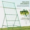 "Outsunny" laipiojimo grotelės iš plieno, skirtos įstatyti nerūdijančio plieno A formos laipiojimo atrama vijokliniams augalams grotelės 101x133x227 cm sodo grotelės augalų grotelės daržovėms, gėlėms, vijokliniams augalams žalios spalvos