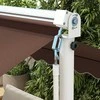"Outsunny" laisvai pastatoma markizė 4,5x3,4 m sodo markizė Rankinis alkūninis ištraukiamas terasos dangtis reguliuojama apsauga nuo saulės poliesterio kava
