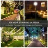 Outsunny saulės energija maitinamas sodo žibintas, lauko šviestuvas su LED, 10 liumenų, juodas, 15 x 15 x 120 cm