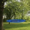 Outsunny gandro lizdo tipo sūpynės, Ø110cm, 150kg, reguliuojamos, mėlynos, 3-12 metų