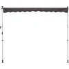 Outsunny Markizė su rankiniu alkūniniu mechanizmu - pilka 300 x 150cm