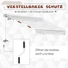 Outsunny Markizė su rankiniu alkūniniu mechanizmu 3 x 2,5 m
