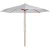 Outsunny Medinis sodo skėtis 300 cm - kreminis