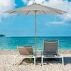 Outsunny Medinis sodo skėtis 300 cm - pilka