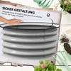 "Outsunny" metalinė pakeliama lysvė, 2 gėlių dėžės, žolelių lysvė, sodinukų dėžė su atviru dugnu, daržovių lysvė sode, sidabrinė, 60 x 60 x 30 cm