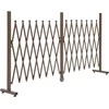 Outsunny Metalinė sodo tvorelė, aliuminis žirklinis barjeras, ištraukiamas 52-405cm