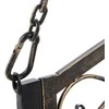 Outsunny Metalinės sodo sūpynės 2 žmonėms - bronza 167 x 123 x 175 cm