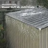Outsunny metalinis sodo namelis 2,81 m² 154x206,5x181 cm įrankių namelis su vienšlaičiu stogu ir pamatu