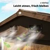 Outsunny metalinis sodo namelis, medžio imitacija, 3 m², 152 x 235,7 x 208,7 cm, įrankių pašiūrė su dvišlaičiu stogu, langu ir dvigubomis stumdomomis durimis, atsparus oro sąlygoms, lauko sandėliukas kiemui, rudas