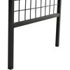 Outsunny Metalinis suoliukas arka vijokliniams augalams - juodas 154 x 60 x 205 cm