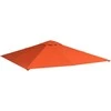 Outsunny Pakaitinis pavėsinės stogas, apsaugantis nuo saulės, pavėsinės danga iš poliesterio, oranžinė, 2,98 x 2,95 m