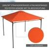 Outsunny atsarginis stogas pavėsinei, apsauga nuo saulės, poliesterio danga, oranžinė, 2,98 x 2,95 m