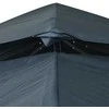 „Outsunny“ atsarginis stogas pavėsinėms, skirtas metalinėms sodo pavėsinėms, vakarėlių palapinėms, poliesteris, 3x3 m, anglies pilka