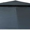 „Outsunny“ atsarginis stogas pavėsinėms, skirtas metalinėms sodo pavėsinėms, vakarėlių palapinėms, poliesteris, 3x3 m, anglies pilka